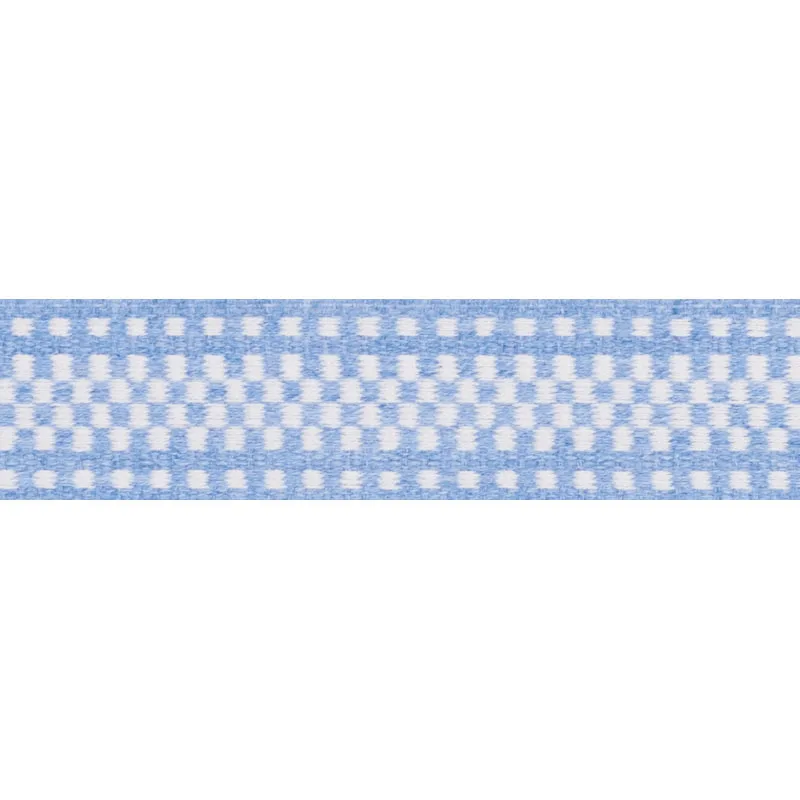 Schumacher Marta Tape Indoor/Outdoor trim in Chambray (73651)