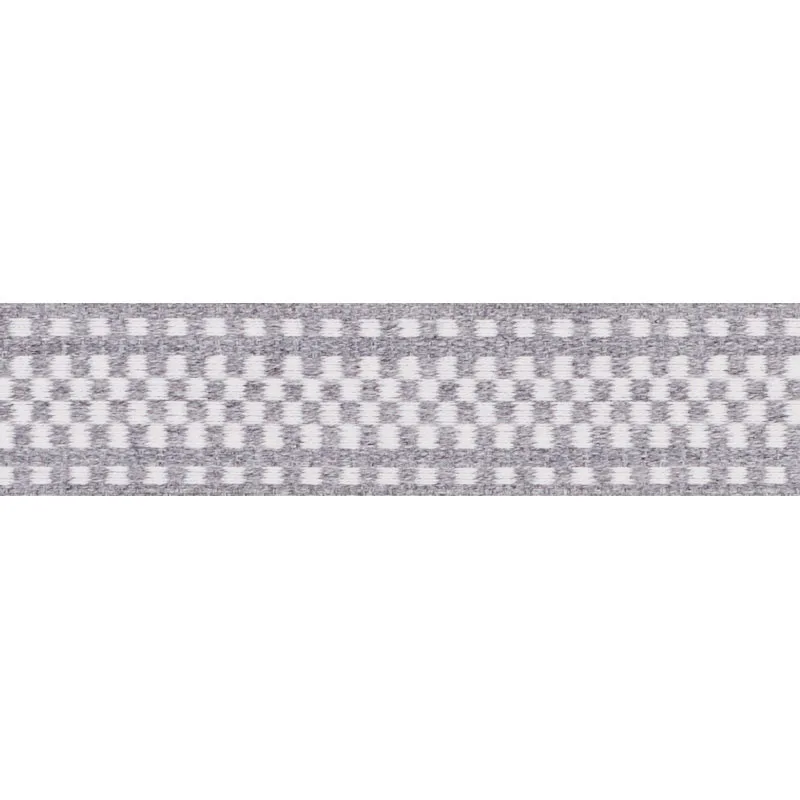 Schumacher Marta Tape Indoor/Outdoor trim in Grey (73650)