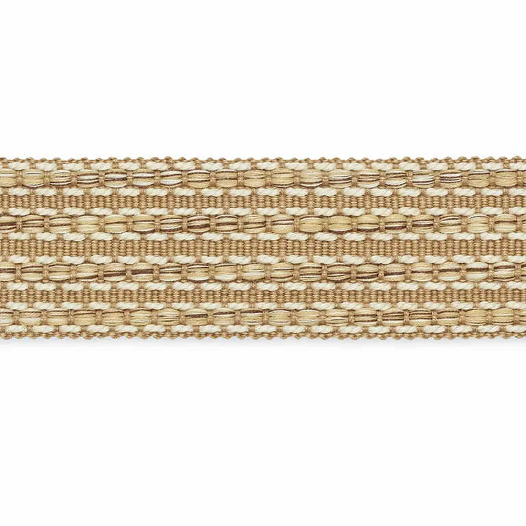 Schumacher Martha Braid trim in Khaki/Cafe/Straw (B215-3)