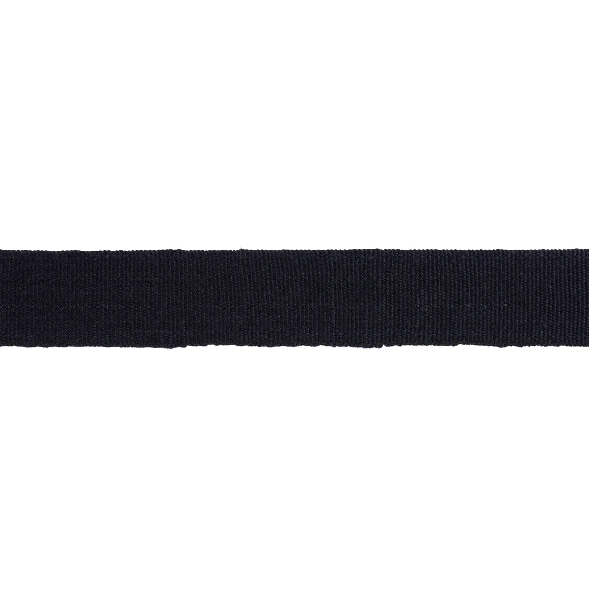 Schumacher Mathias Linen Tape Medium trim in Black (85232)