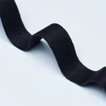 85232 | Mathias Linen Tape Medium - Black Schumacher Mathias Linen Tape Medium trim in Black (85232)