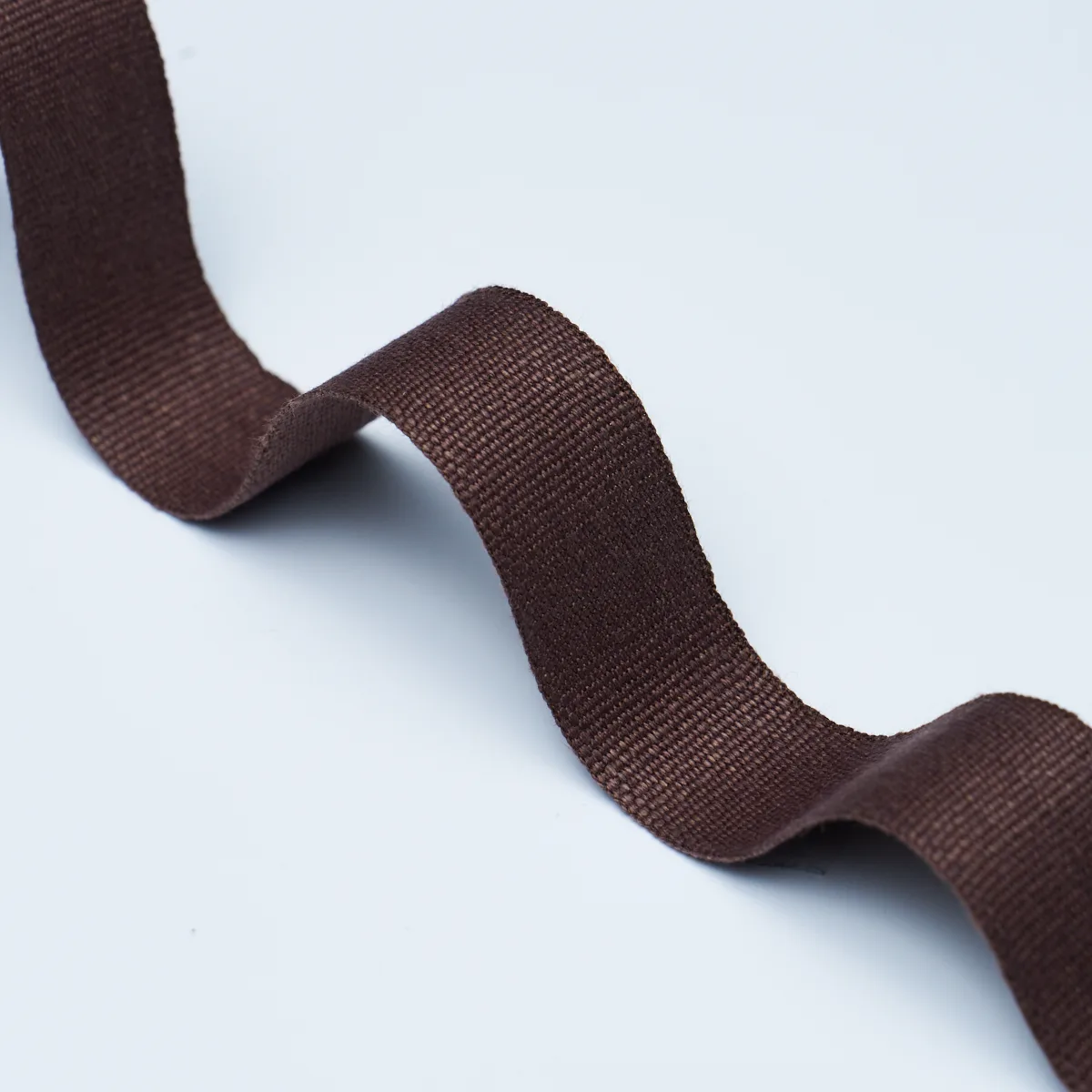Schumacher Mathias Linen Tape Medium trim in Brown (76869)