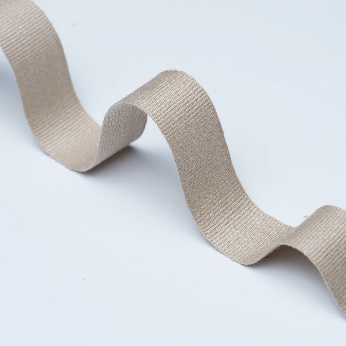 Schumacher Mathias Linen Tape Medium trim in Flax (76866)