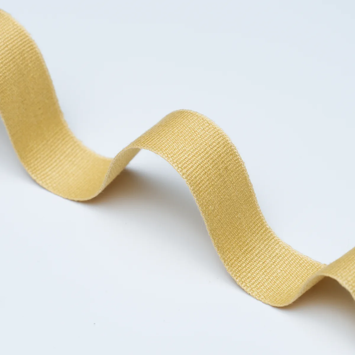 Schumacher Mathias Linen Tape Medium trim in Maize (76865)