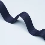 85231 | Mathias Linen Tape Medium - Navy Schumacher Mathias Linen Tape Medium trim in Navy (85231)