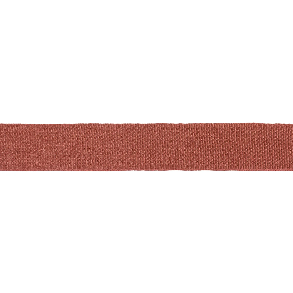 Schumacher Mathias Linen Tape Medium trim in Terracotta (76868)