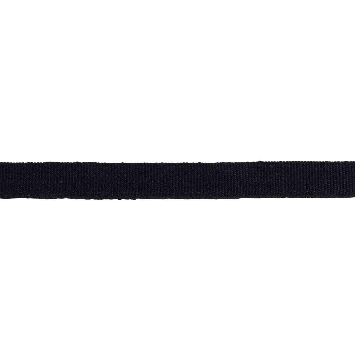 Schumacher Mathias Linen Tape Narrow trim in Black (85242)