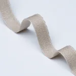76836 | Mathias Linen Tape Narrow - Flax Schumacher Mathias Linen Tape Narrow trim in Flax (76836)