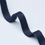 85241 | Mathias Linen Tape Narrow - Navy Schumacher Mathias Linen Tape Narrow trim in Navy (85241)