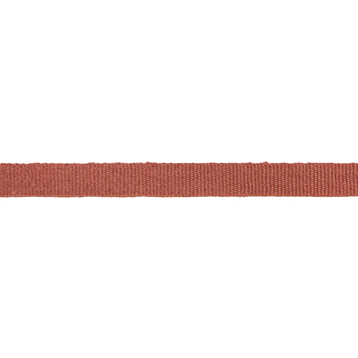 Schumacher Mathias Linen Tape Narrow trim in Terracotta (76838)