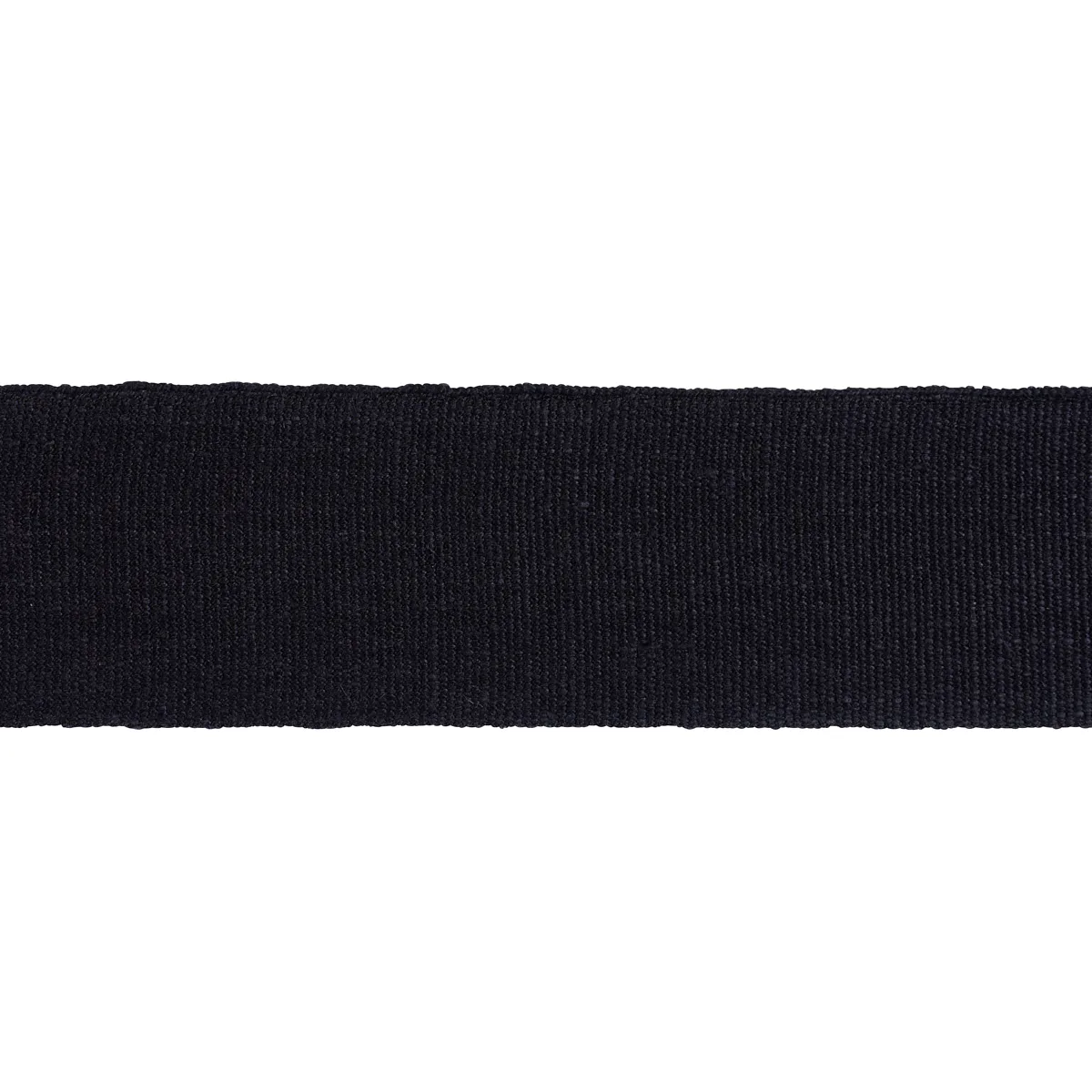 Schumacher Mathias Linen Tape Wide trim in Black (85252)