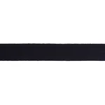 85252 | Mathias Linen Tape Wide - Black Schumacher Mathias Linen Tape Wide trim in Black (85252)