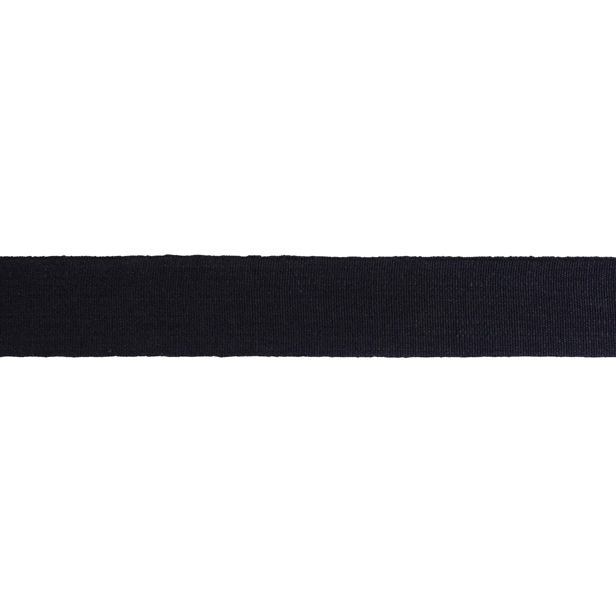 Schumacher Mathias Linen Tape Wide trim in Black (85252)
