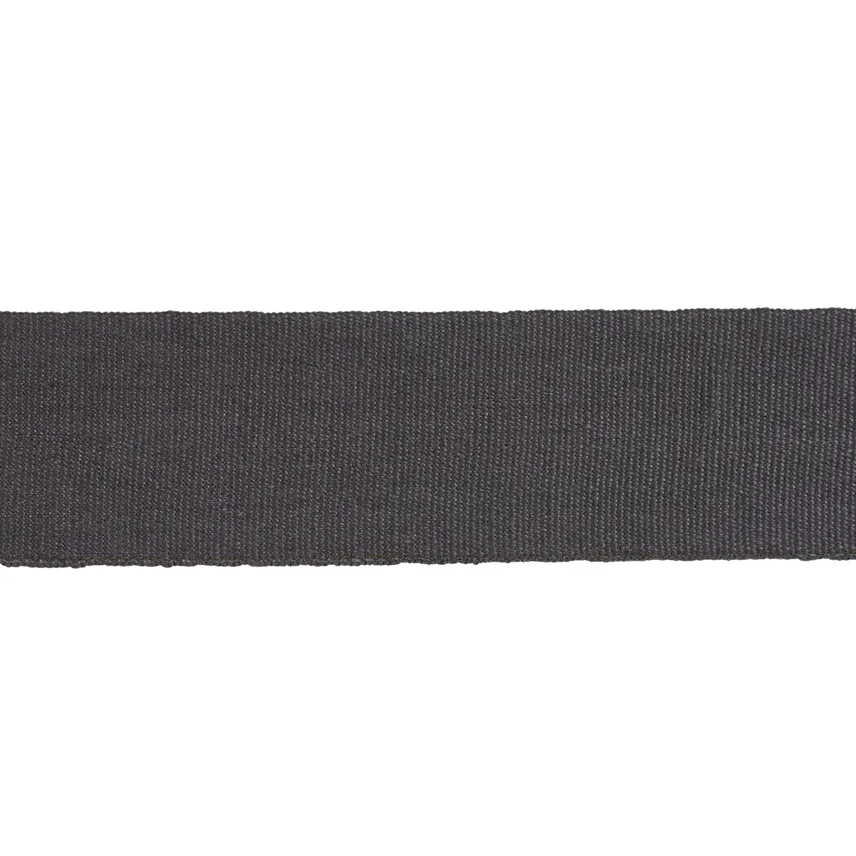 Schumacher Mathias Linen Tape Wide trim in Charcoal (85250)