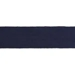 85251 | Mathias Linen Tape Wide - Navy Schumacher Mathias Linen Tape Wide trim in Navy (85251)