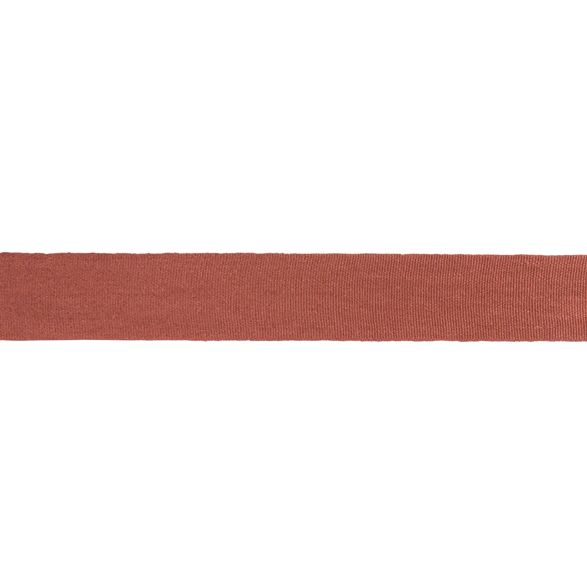Schumacher Mathias Linen Tape Wide trim in Terracotta (76898)