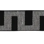 79931 | Matrix Tape - Ivory on Black Schumacher Matrix Tape trim in Ivory on Black (79931)