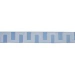 Schumacher Matrix Tape trim in Ivory on Sky (79930)