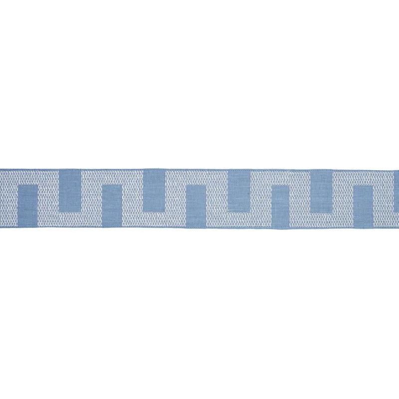 Schumacher Matrix Tape trim in Ivory on Sky (79930)