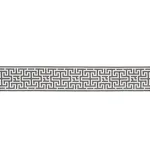 75952 | Maze Tape Indoor/Outdoor - Black Schumacher Maze Tape Indoor/Outdoor trim in Black (75952)