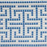 75950 | Maze Tape Indoor/Outdoor - Blue Schumacher Maze Tape Indoor/Outdoor trim in Blue (75950)