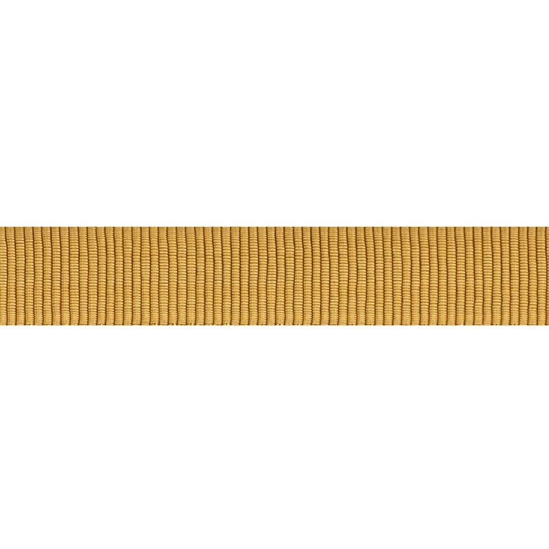 Schumacher Medium Faille Tape trim in Gold (75015)