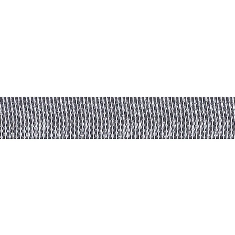 Schumacher Medium Faille Tape trim in Grey (75016)