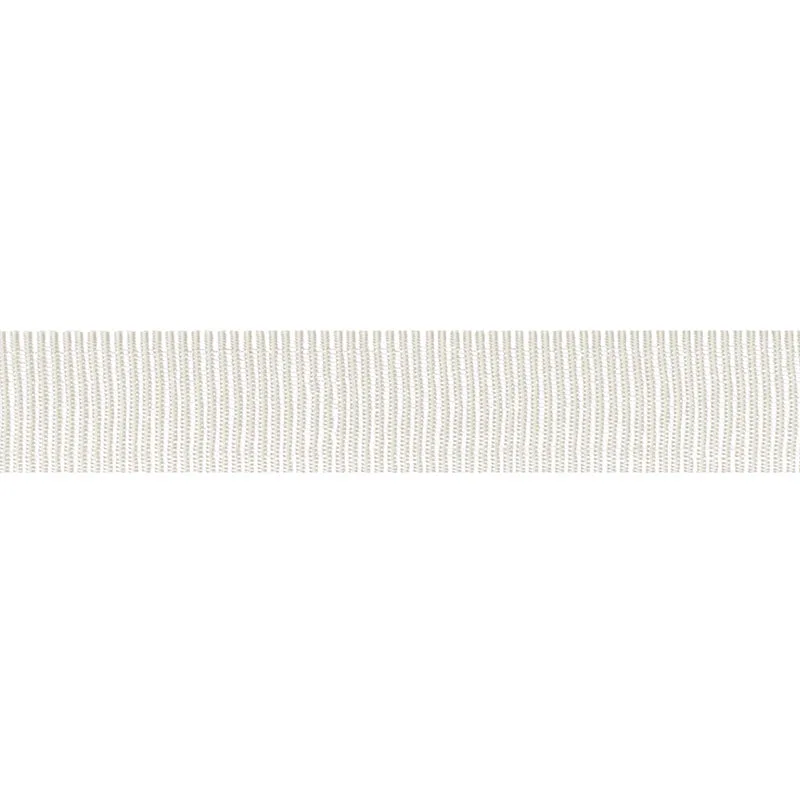 Schumacher Medium Faille Tape trim in Ivory (75010)