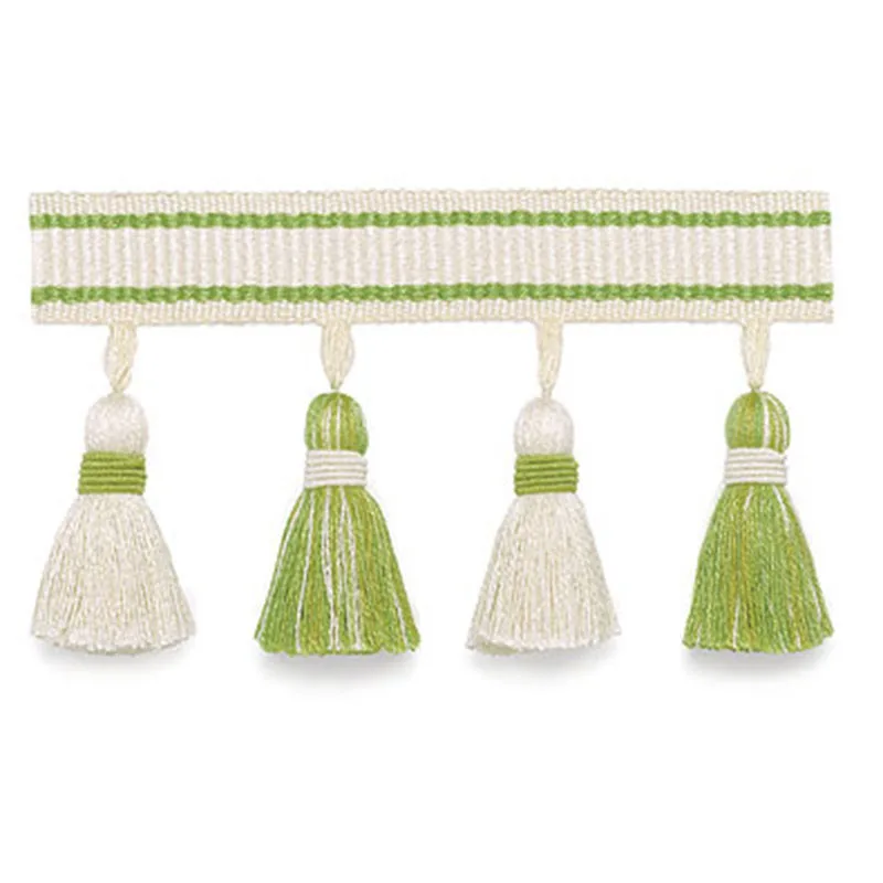 Schumacher Merida Tassel Fringe trim in Kiwi (63081)