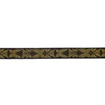 84380 | Metamorphosis Tape - Noir & Gold Schumacher Metamorphosis Tape trim in Noir & Gold (84380)