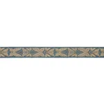 84382 | Metamorphosis Tape - Teal & Gold Schumacher Metamorphosis Tape trim in Teal & Gold (84382)