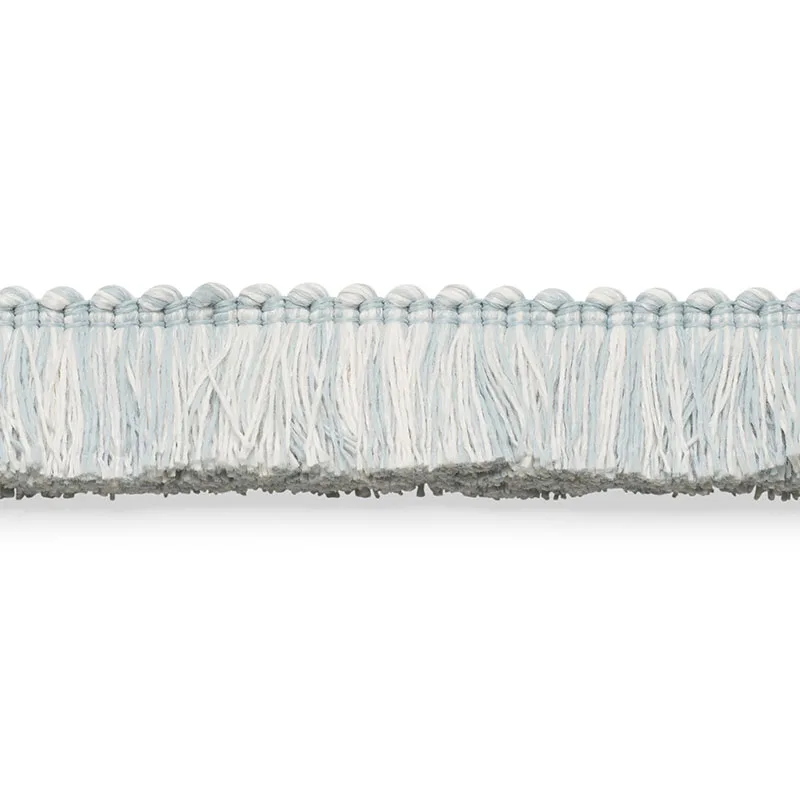 Schumacher Meyer Brush Fringe trim in Cloud (74943)