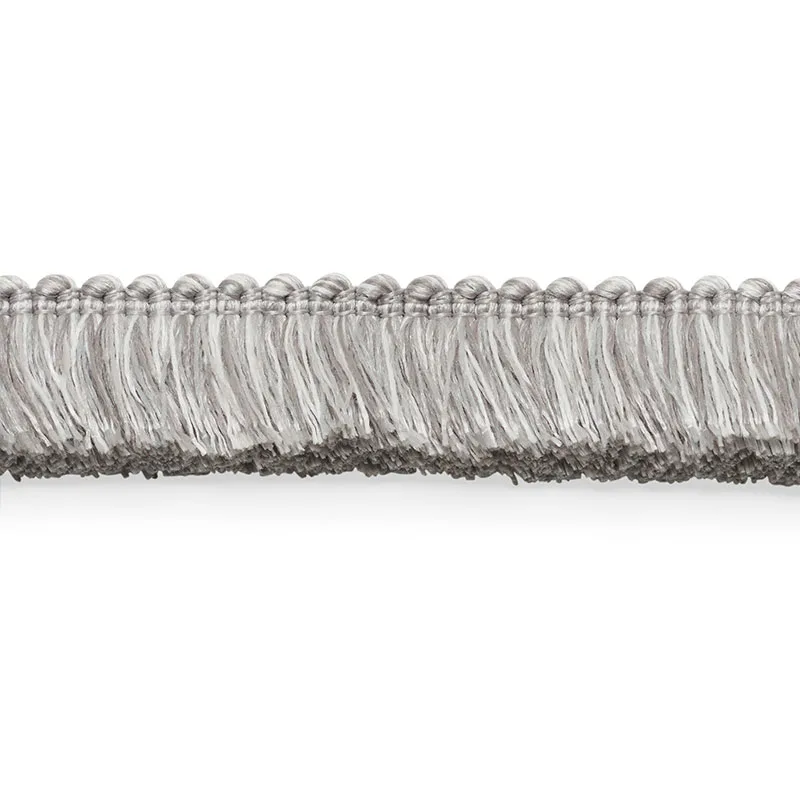 Schumacher Meyer Brush Fringe trim in Grey (74942)