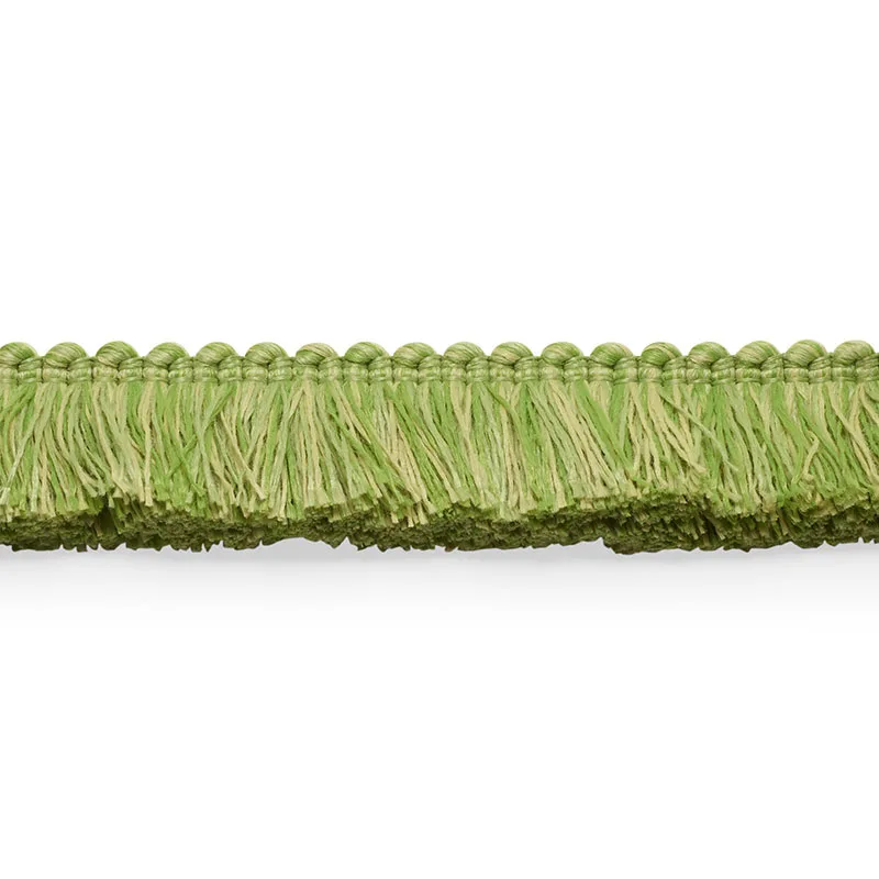Schumacher Meyer Brush Fringe trim in Leaf (74947)