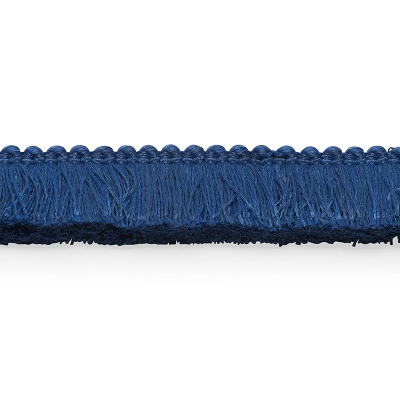 Schumacher Meyer Brush Fringe trim in Navy (74946)
