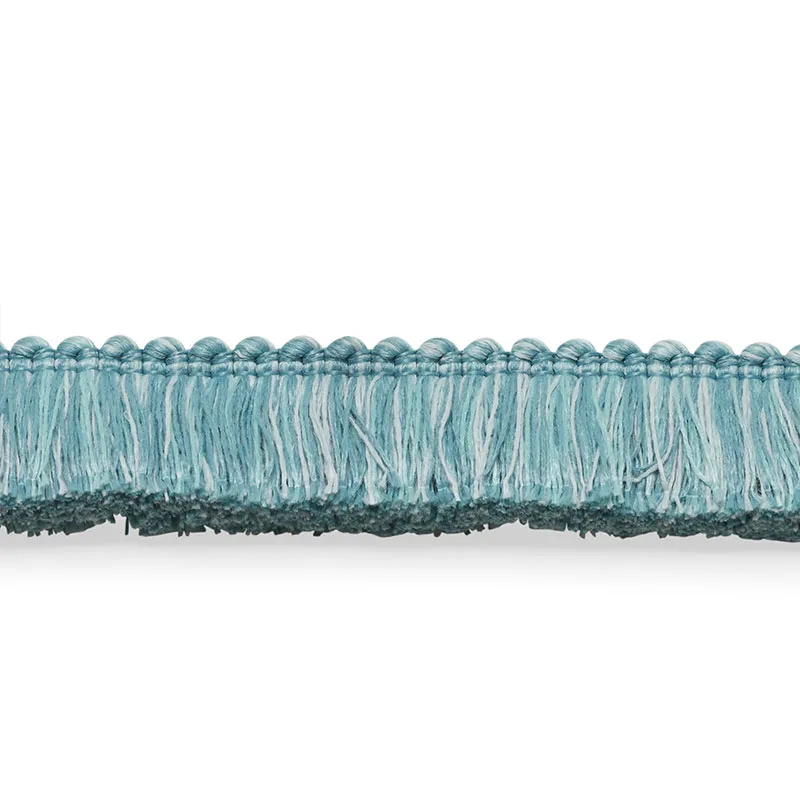Schumacher Meyer Brush Fringe trim in Ocean (74944)