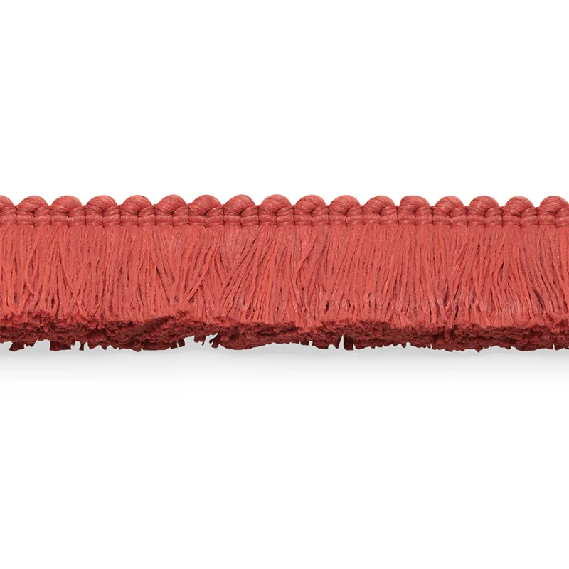 Schumacher Meyer Brush Fringe trim in Red (74948)
