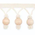 MF4004-1 | Michael Molded Fringe - Natural Schumacher Michael Molded Fringe trim in Natural (MF4004-1)
