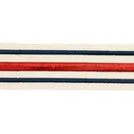 70782 | Military Stripe Tape - Red & Navy Schumacher Military Stripe Tape trim in Red & Navy (70782)