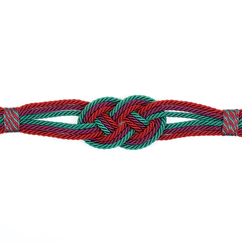 Schumacher Mounia Tie Back trim in Jewel (79851)