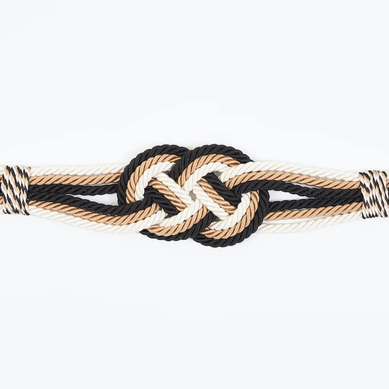 Schumacher Mounia Tie Back trim in Neutral (79850)