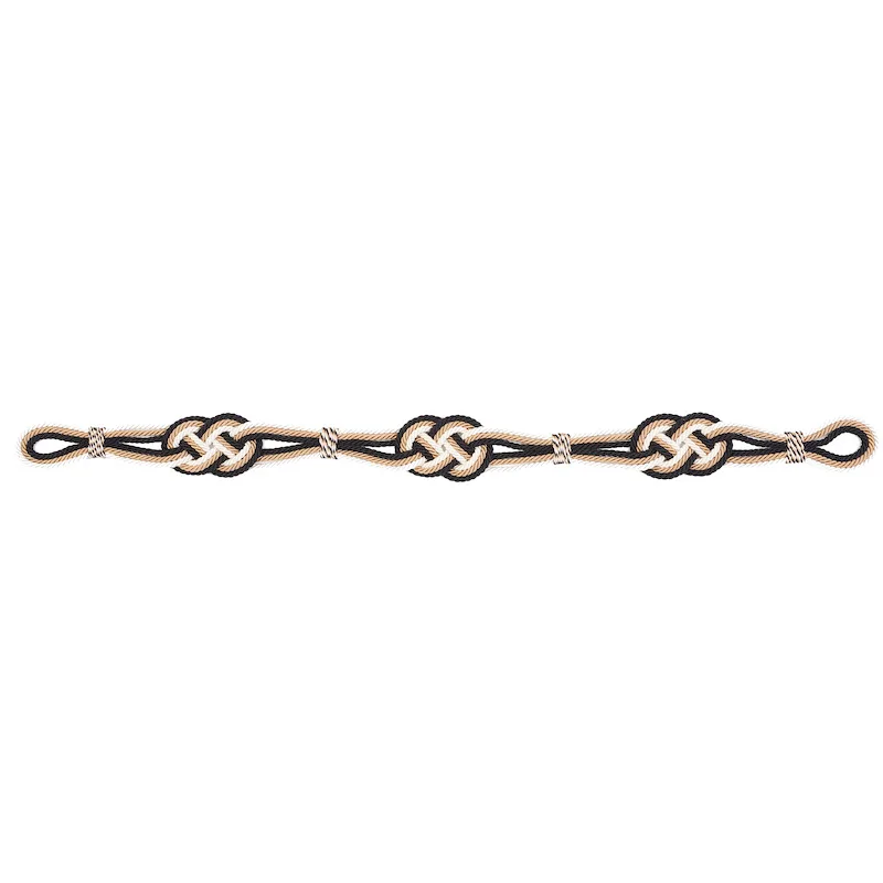 Schumacher Mounia Tie Back trim in Neutral (79850)