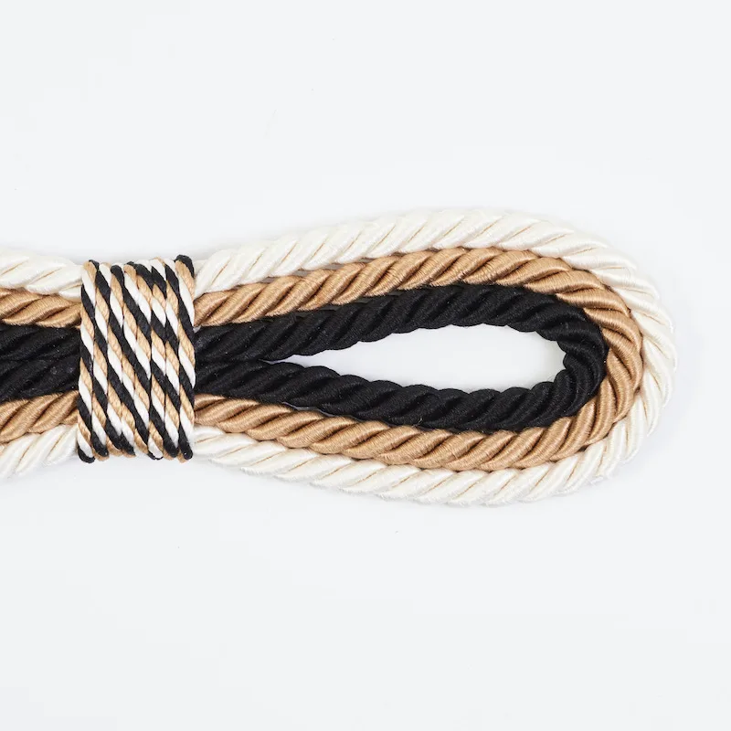 Schumacher Mounia Tie Back trim in Neutral (79850)