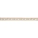83981 | Nael Linen Cotton Tape - Oyster Schumacher Nael Linen Cotton Tape trim in Oyster (83981)