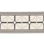 82462 | Napoleon Indoor/Outdoor Tape - Dove Schumacher Napoleon Indoor/Outdoor Tape trim in Dove (82462)