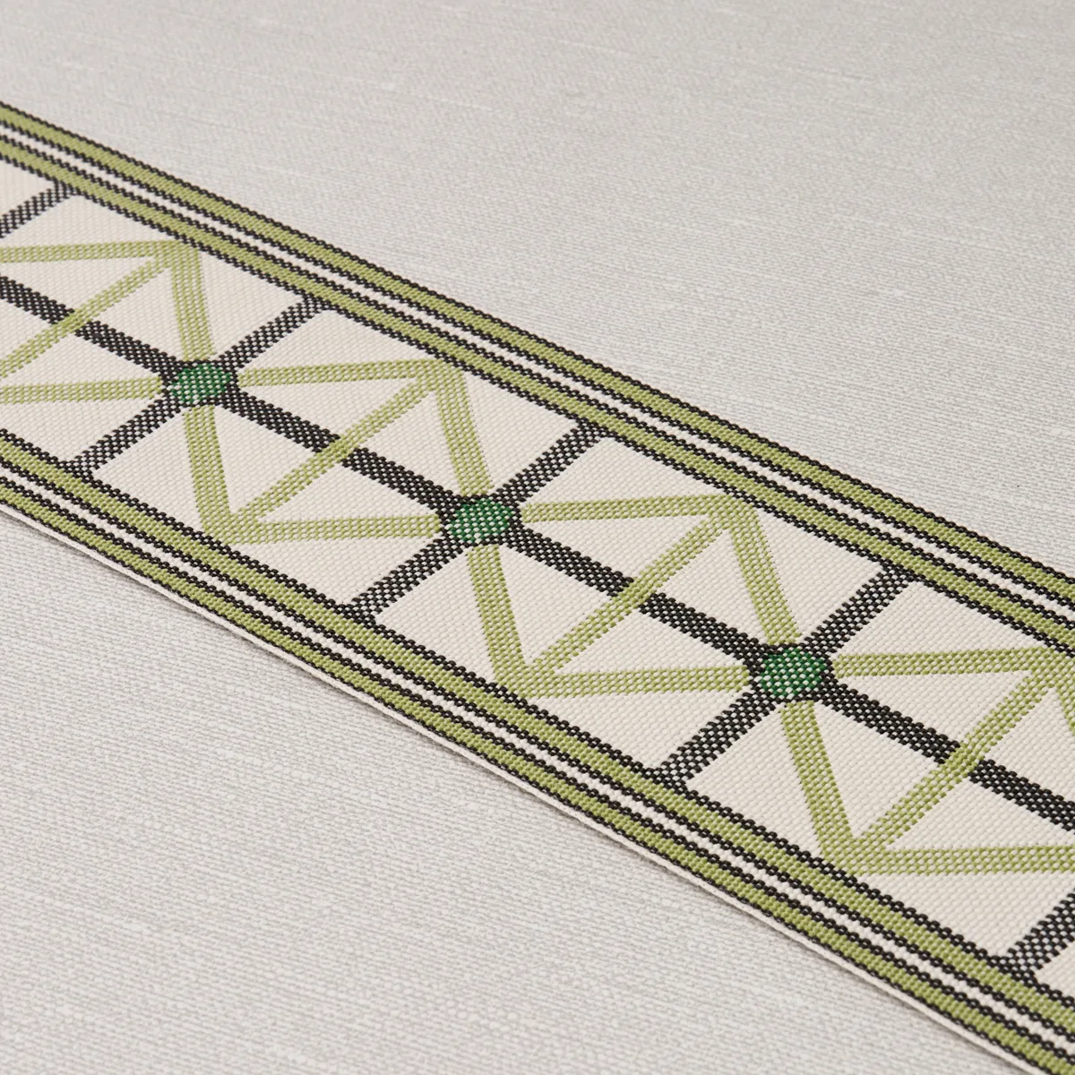 82461 | Napoleon Indoor/Outdoor Tape - Moss Schumacher Napoleon Indoor/Outdoor Tape trim in Moss (82461)