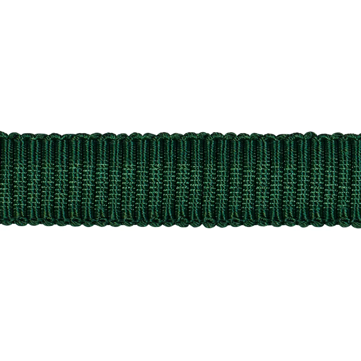 Schumacher Narrow Faille Tape trim in Emerald (74991)