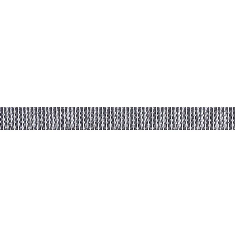 Schumacher Narrow Faille Tape trim in Grey (74986)