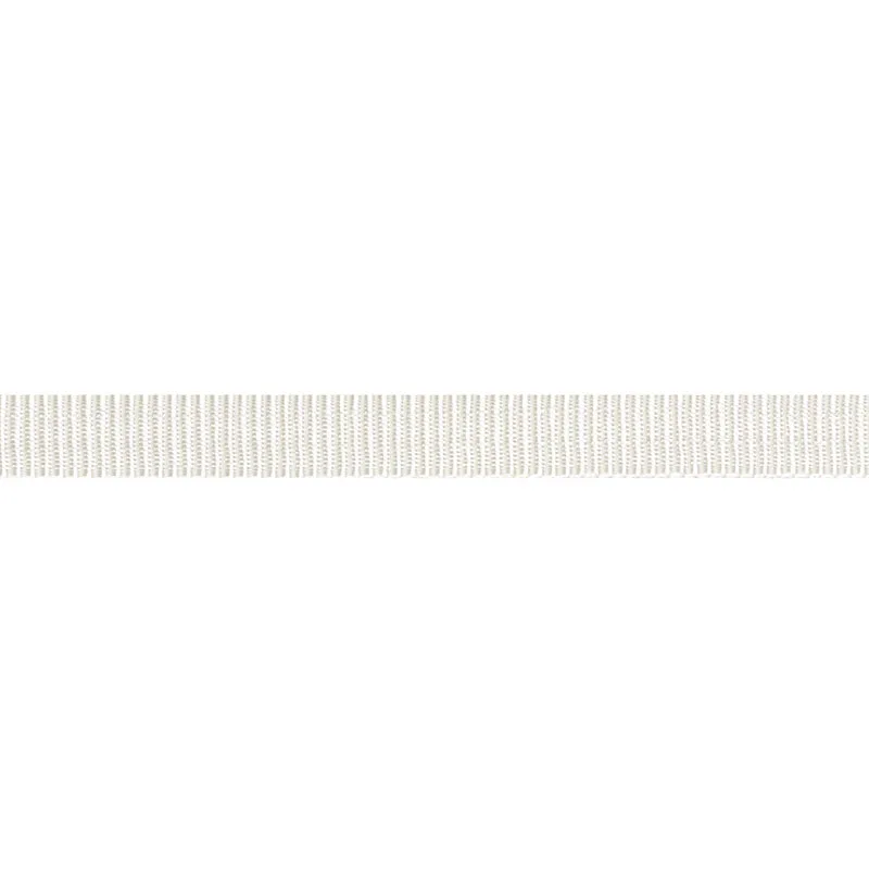 Schumacher Narrow Faille Tape trim in Ivory (74980)
