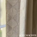 79890 | Nautilina Embroidered Tape - Natural Schumacher Nautilina Embroidered Tape trim in Natural (79890)